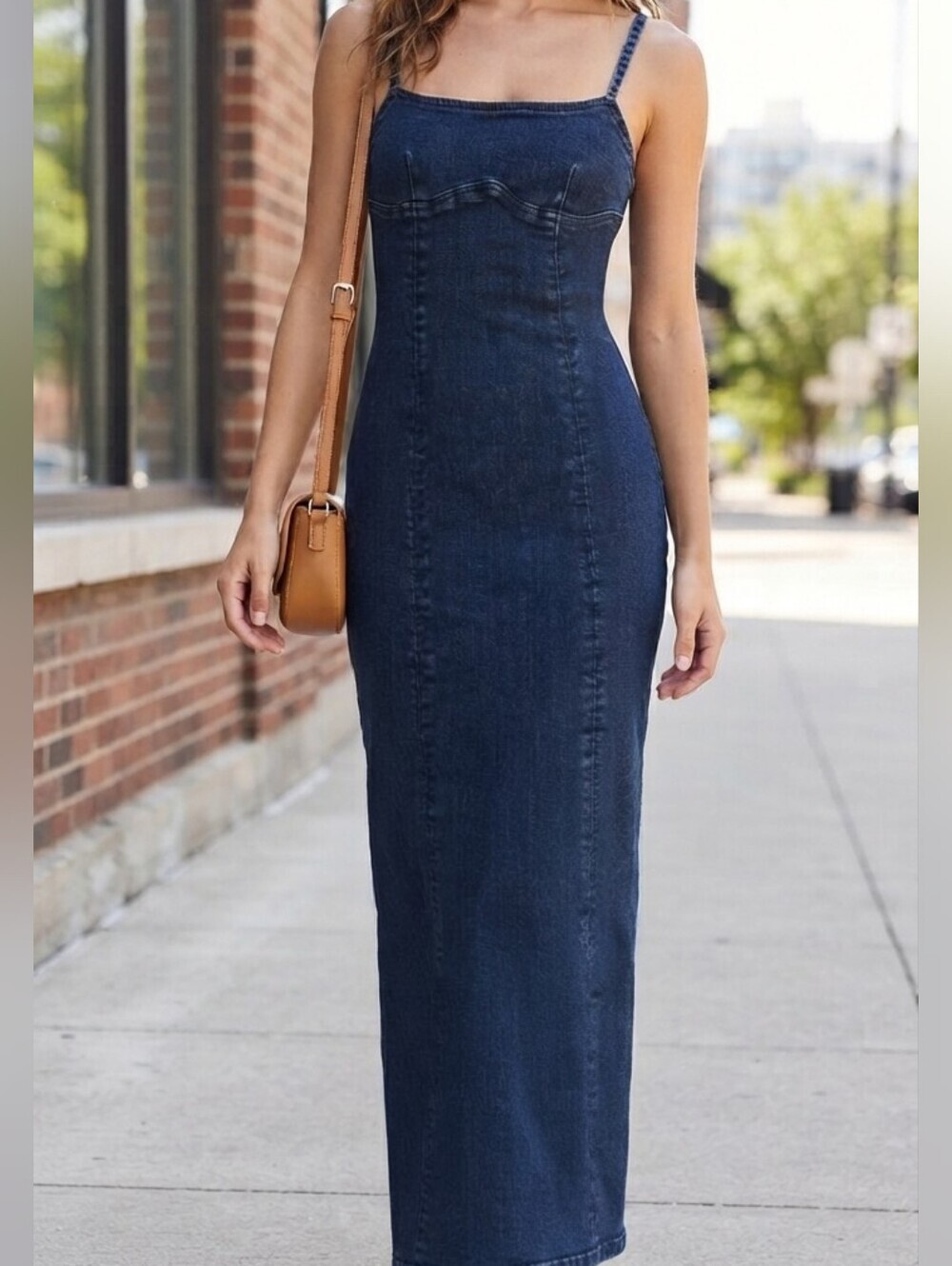 DYNAMITE Denim Midi / Maxi Dress